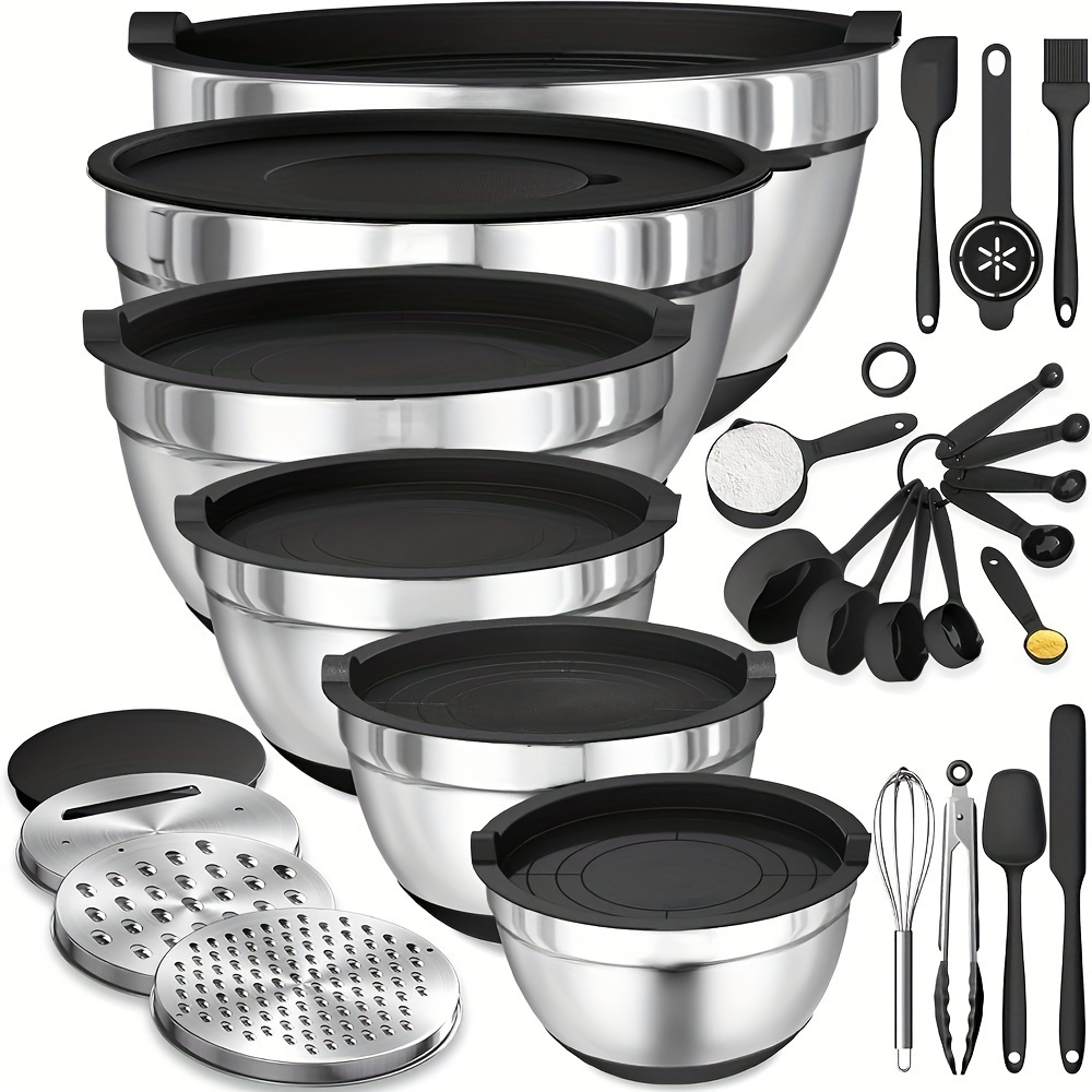 Kitchen Home Gadgets - 17 adet, Paslanmaz Çelik Karıştırma Kasesi