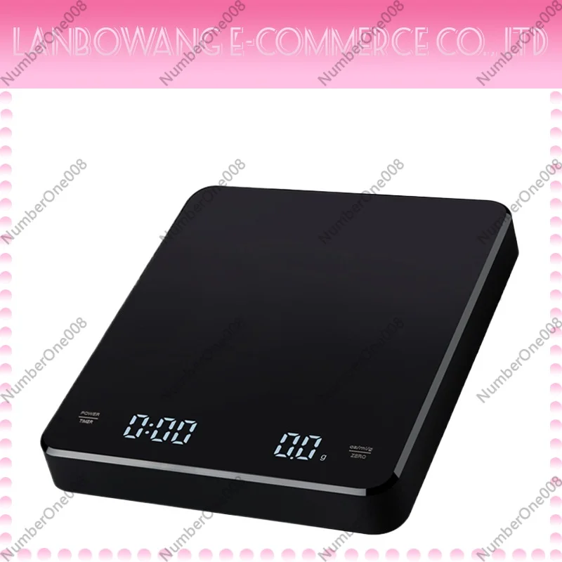 Kitchen Timer Digital - Şarj Edilebilir Kahve Terazisi 3kg/0.1g, Zamanlayıcılı