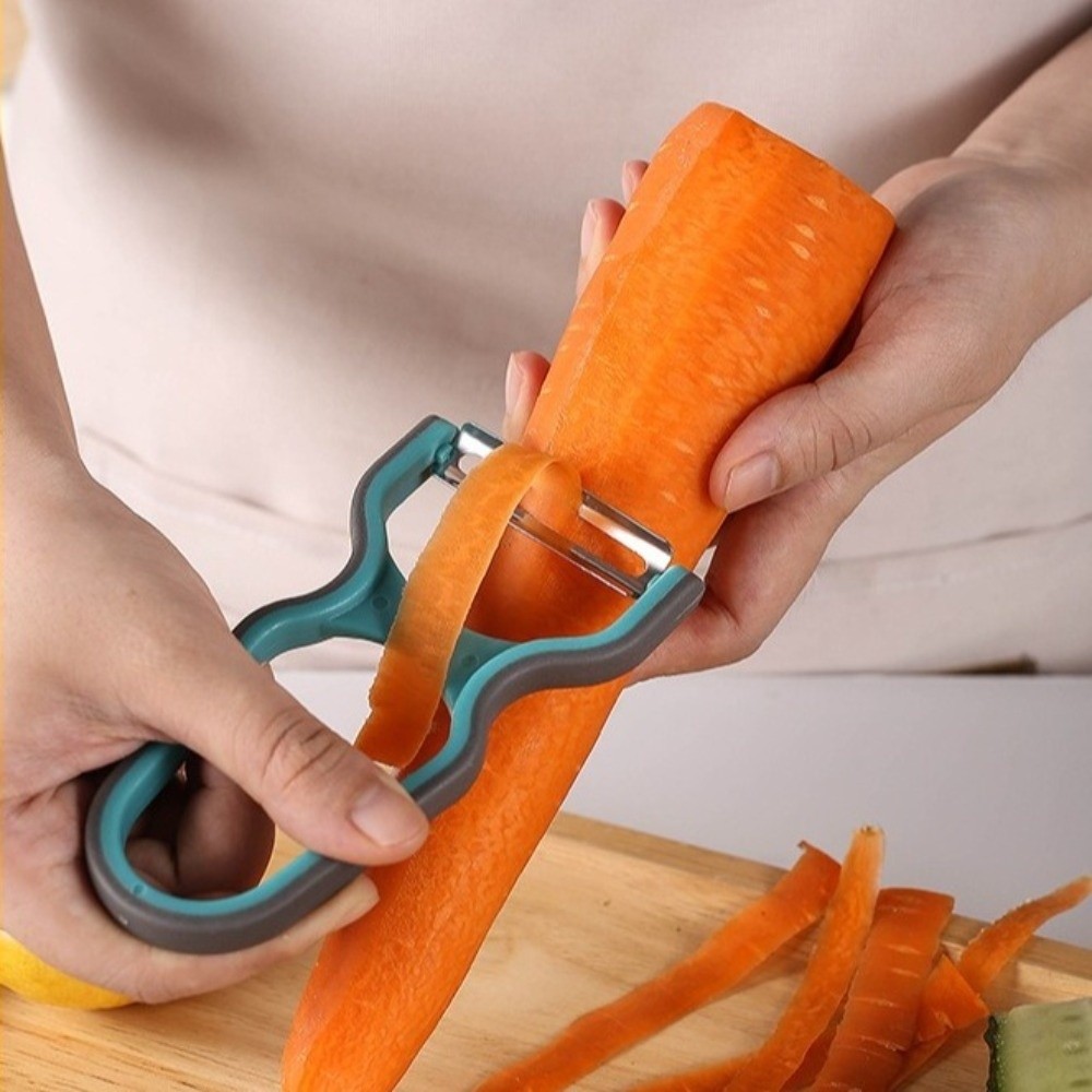 Vegetable Kitchen Gadgets - 3 adet Paslanmaz Çelik Sebze Soyacağı