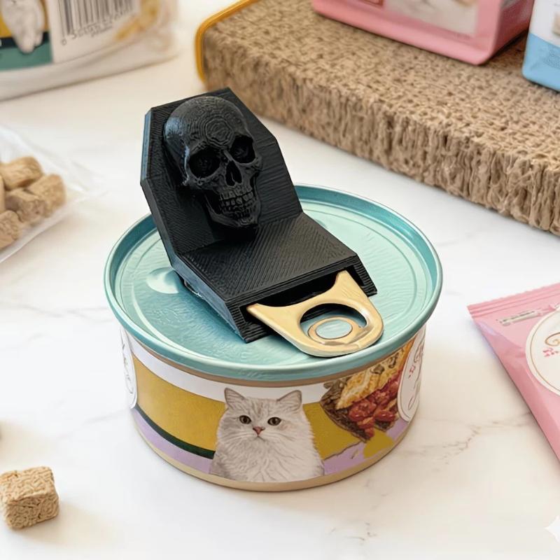 Kitchen Gadgets I Need - Gotik Kafatası Kavanoz Açacağı Kaymaz Tutma