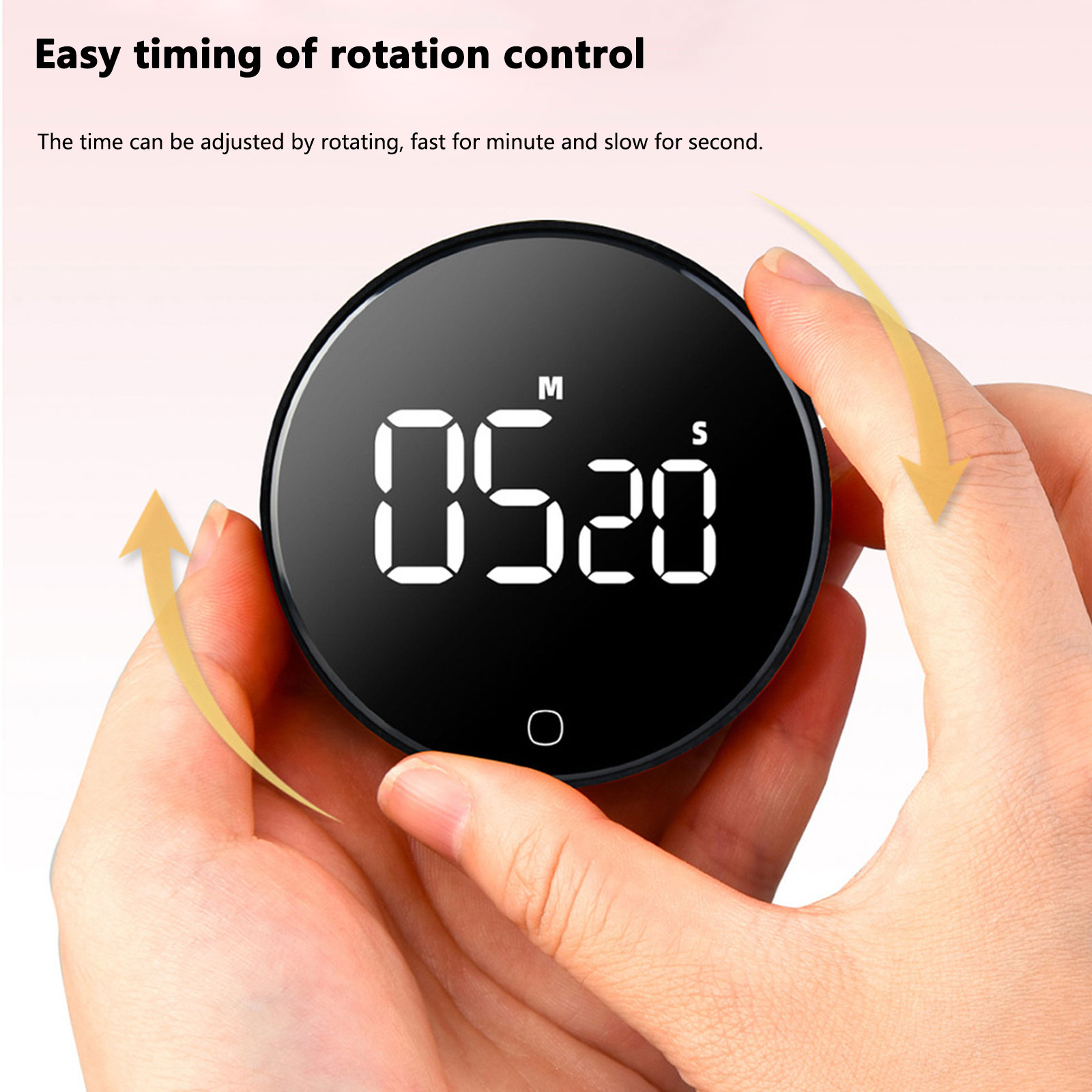 Kitchen Timer Digital - LED Dijital Mutfak Zamanlayıcısı USB Şarj