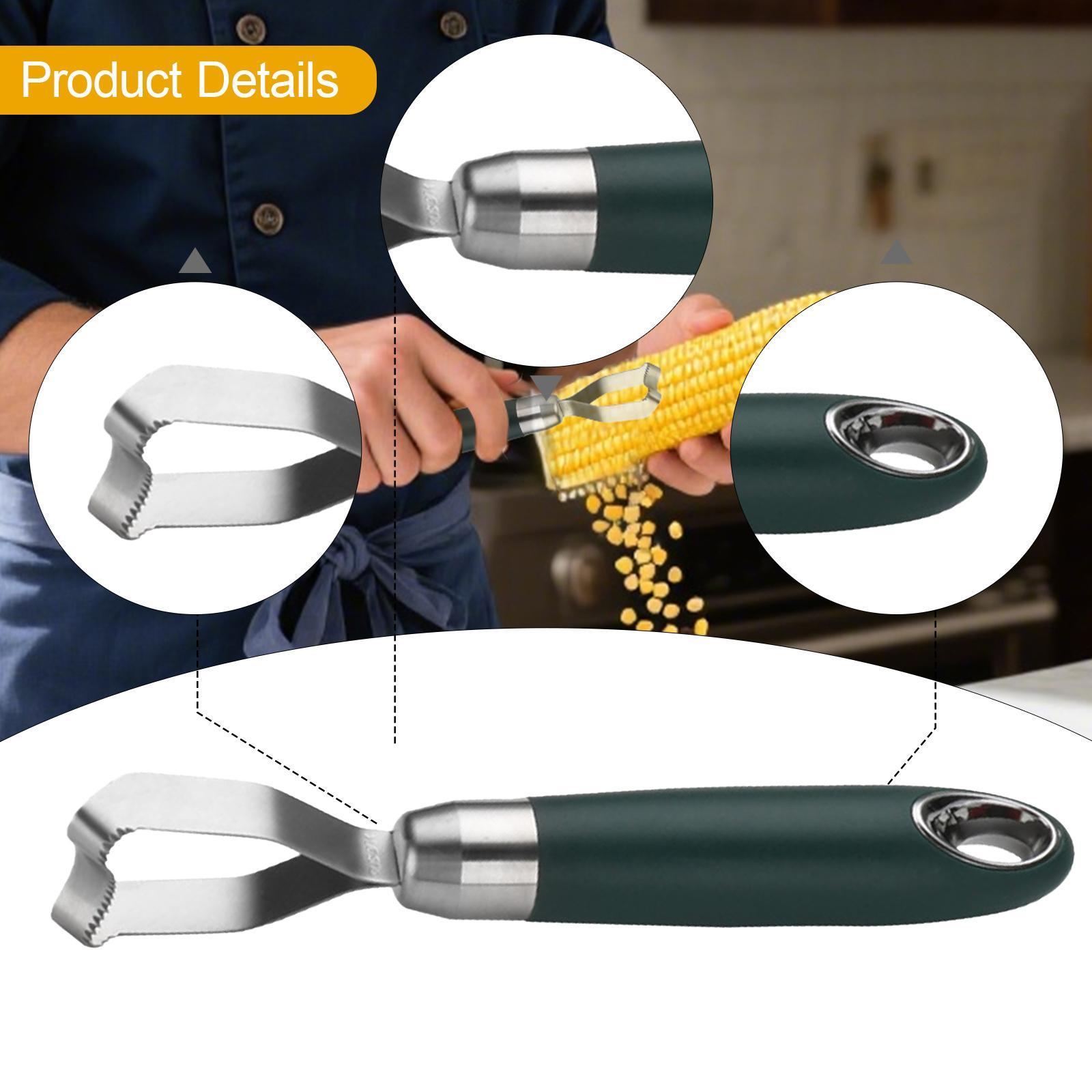 Kitchen Gadgets I Need - Paslanmaz Çelik Mısır Koçanı Soyucu Ergonomik