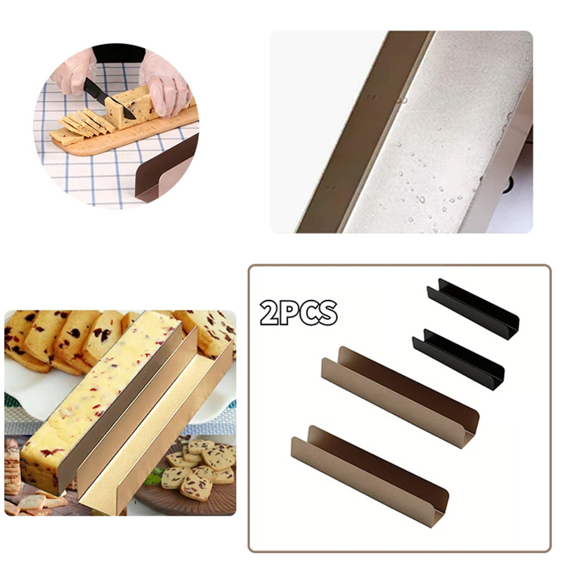Zyliss Kitchen Gadgets - U-Şekilli Yapışmaz Bisküvi Kalıp Dikdörtgen Ekmek