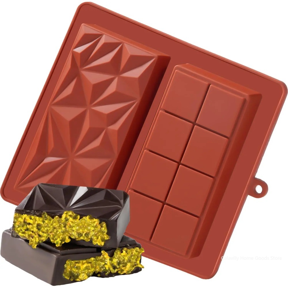 Silicone Mold Baking - Dubai Çikolata Kalıbı Bar Pistachio Çikolata