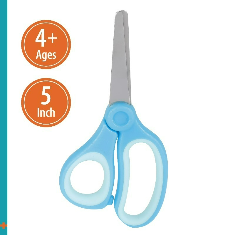 Herb Scissors 5 Blade - 5 inç Kör Uçlu Çocuk Makası,
