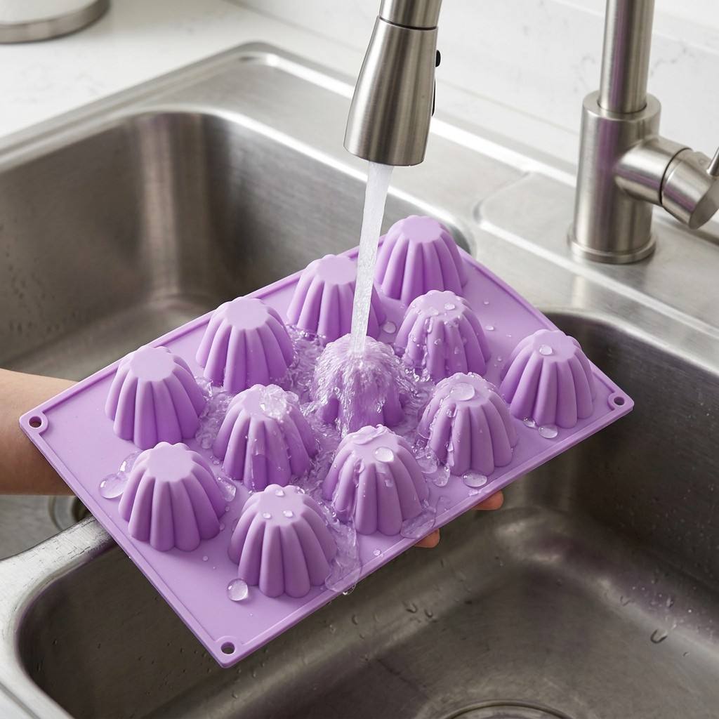 Zyliss Kitchen Gadgets - 12 Bölmeli Mini Spiral Silikon Kalıp,