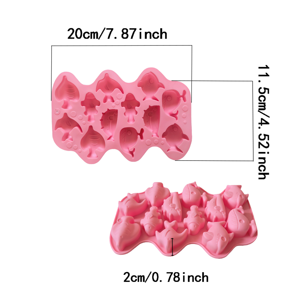 1 adet 12 boşluklu 6 model, kü - Silicone Mold Baking incelemesi ve fiyatı