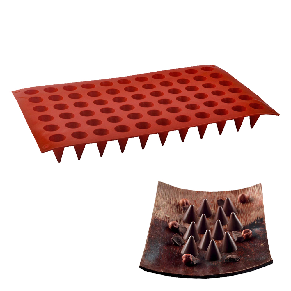 66 Hücreli Koni Çikolata Pişir - Silicone Mold Baking incelemesi ve fiyatı