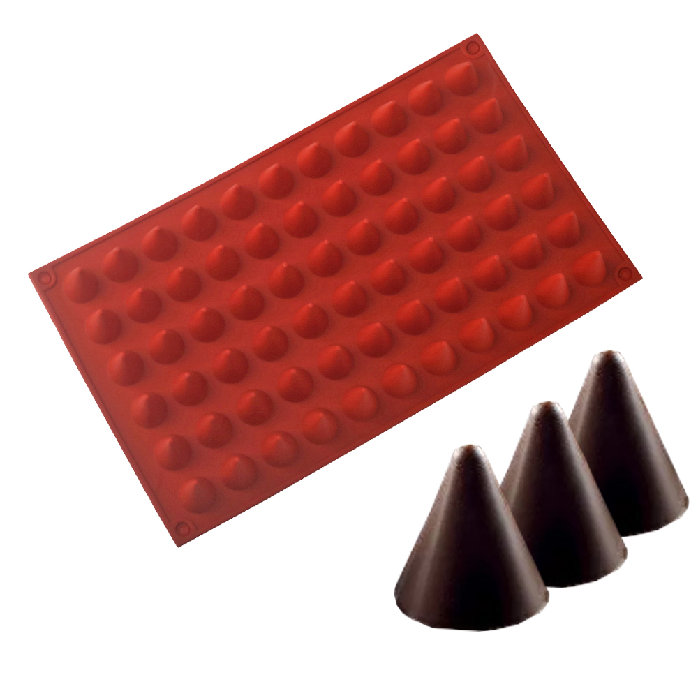 66 Hücreli Koni Çikolata Pişir - Silicone Mold Baking incelemesi ve fiyatı