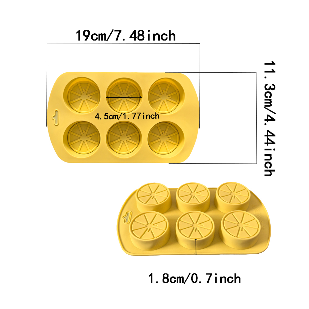 1 adet 6 boşluklu limon şeklin - Silicone Mold Baking incelemesi ve fiyatı