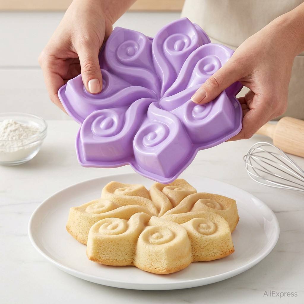 Büyük Çiçek Silikon Kek Kalıbı - Zyliss Kitchen Gadgets incelemesi ve fiyatı