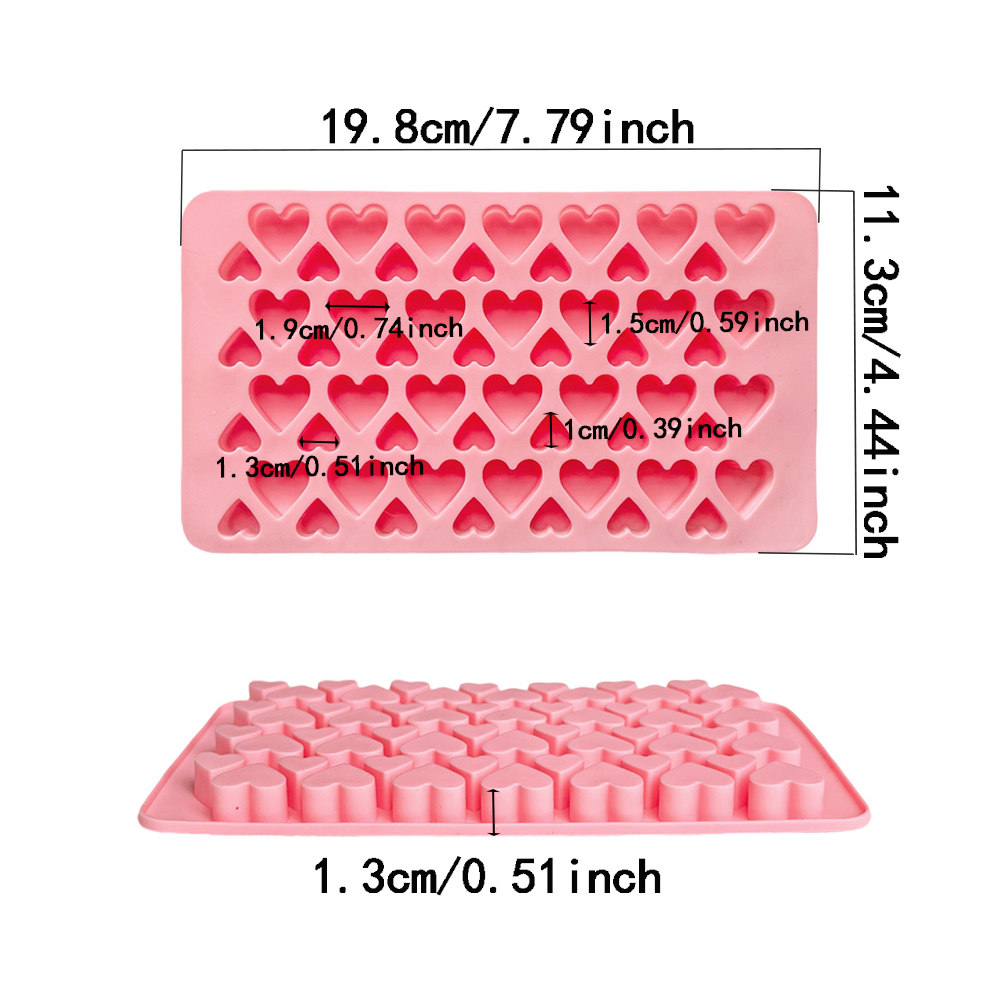 56 boşluk boyutu kalp şeklinde - Silicone Mold Baking incelemesi ve fiyatı