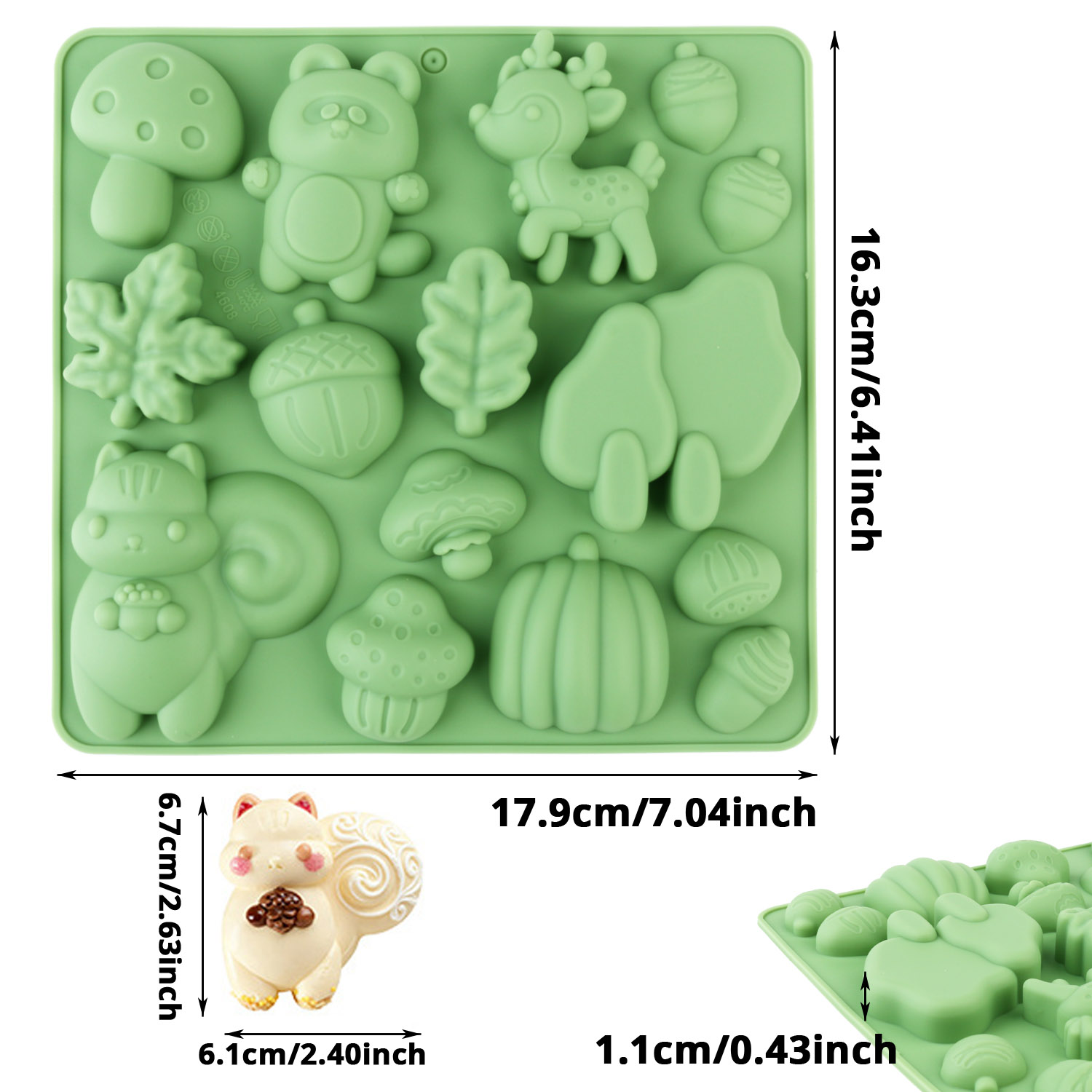 Sincap ve Geyik Şeklinde Hayva - Silicone Mold Baking incelemesi ve fiyatı