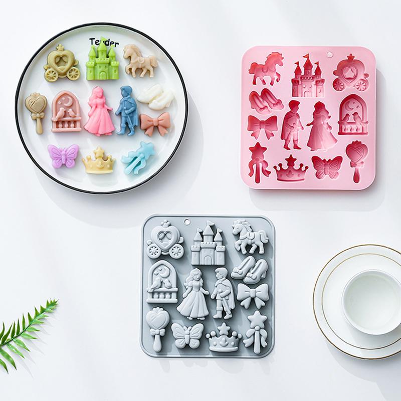 12 Bölmeli 3D Prens Prenses Si - Silicone Mold Baking incelemesi ve fiyatı