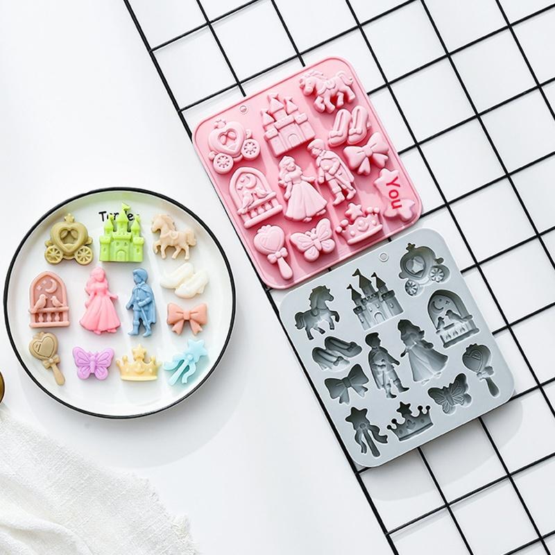 12 Bölmeli 3D Prens Prenses Si - Silicone Mold Baking incelemesi ve fiyatı