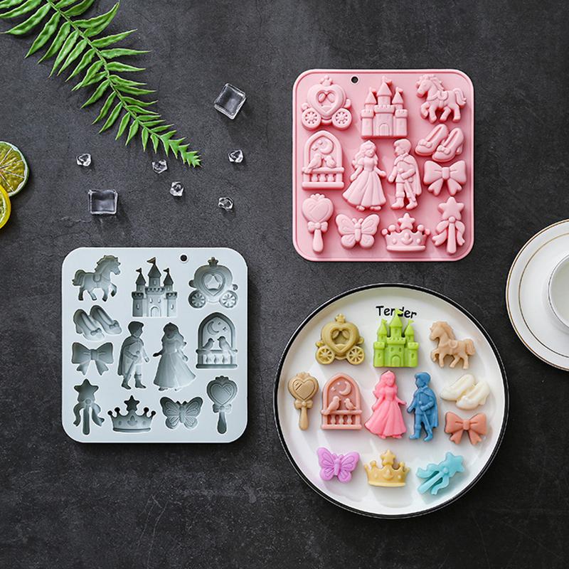 12 Bölmeli 3D Prens Prenses Si - Silicone Mold Baking incelemesi ve fiyatı