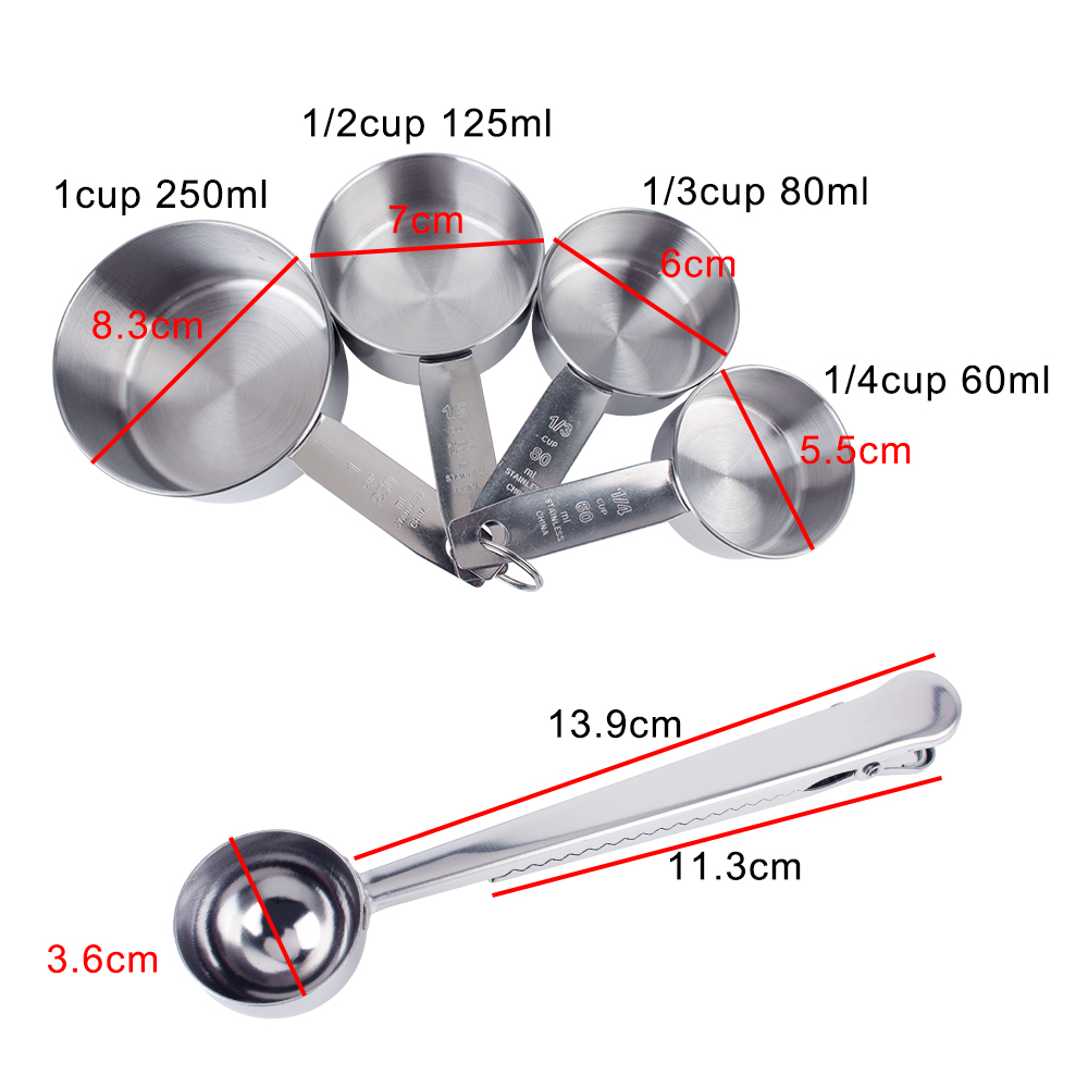 Istiflenebilir ölçüm kapları v - Zyliss Kitchen Gadgets incelemesi ve fiyatı